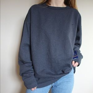 Blue/greyish champion crew neck